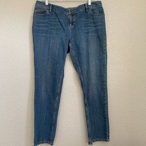 J. Jill Relaxed Fit Boyfriend Jeans Size 14 Petite